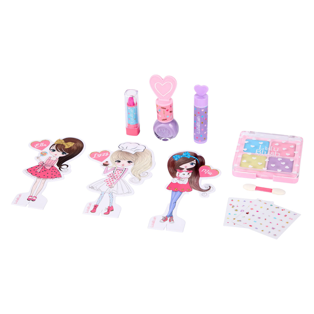 Set de maquillaje colorete lulu canenco