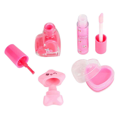 ¡Canenco lo crea! maquillaje de belleza en mochila esponjosa amor rosa