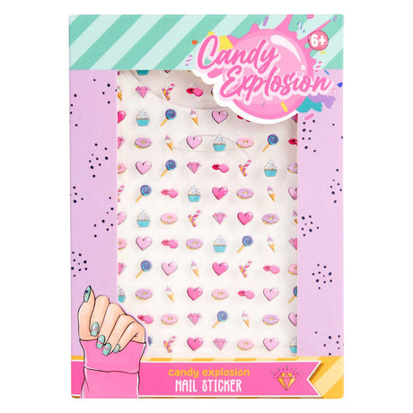 ¡Canenco lo crea! pegatinas de uñas de explosión de caramelo