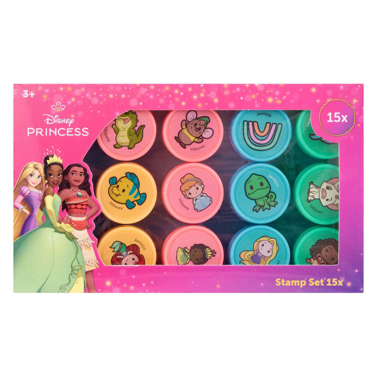 Set de sellos princesas disney Canenco, 15uds.