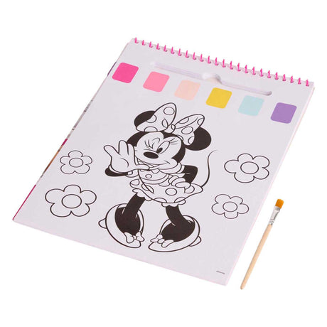 Juego de pintura al agua Canenco Minnie Mouse - incl. cepillo