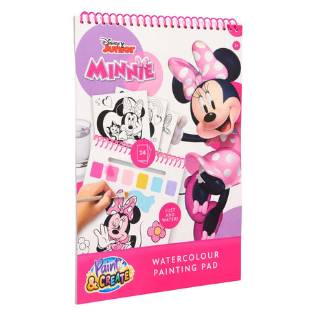 Juego de pintura al agua Canenco Minnie Mouse - incl. cepillo
