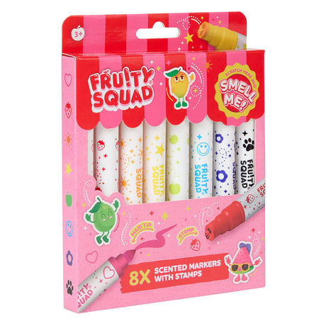 Canenco fruity squad geur markers met stempel - 8st.