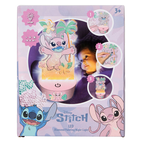 Canenco stitch angel diamond painting nachtlamp