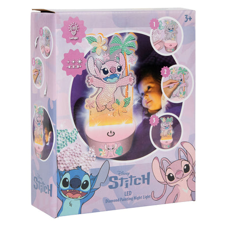 Canenco stitch angel diamond painting nachtlamp