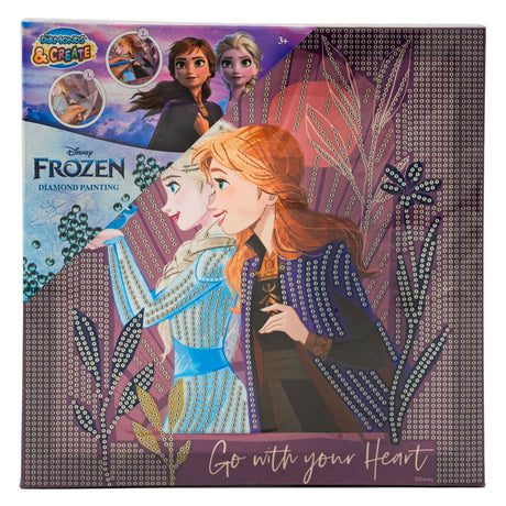 Disney frozen princesa disney frozen diamante pintura lienzo xl