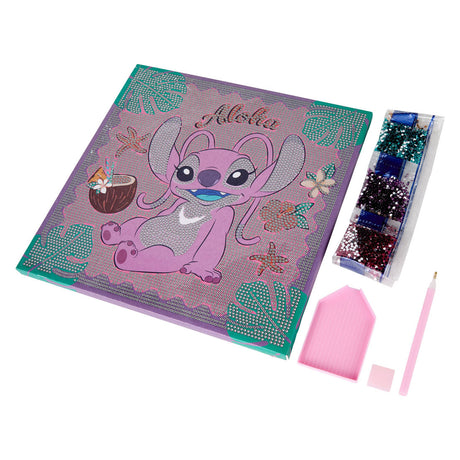 Canenco stitch angel diamond painting canvas xl - 29x29cm
