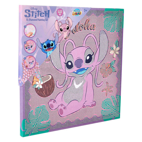 Canenco stitch angel diamond painting canvas xl - 29x29cm
