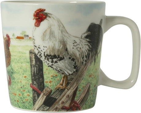 Wiebe van der Zee Wiebe's Farm mini taza pollo 230ml caja de 6 piezas porcelana