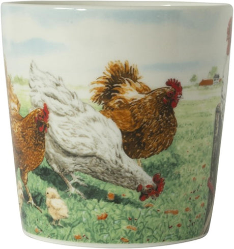 Wiebe van der Zee Wiebe's Farm mini taza pollo 230ml caja de 6 piezas porcelana