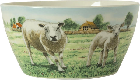 Wiebe van der Zee Cuenco de la granja de Wiebe ovejas ã˜13cm caja de 6 piezas de porcelana