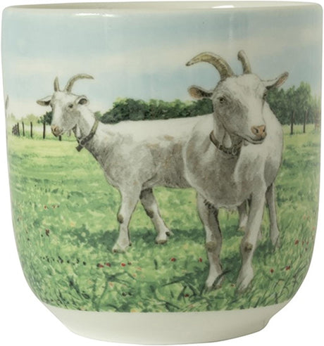 Wiebe van der Zee Taza Wiebe's Farm XL Cabra 410ml Caja de 6 Porcelana
