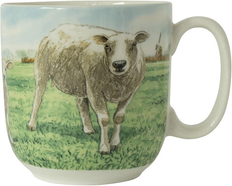 Wiebe van der Zee Wiebe's farm taza xl oveja 410ml caja 6 piezas porcelana