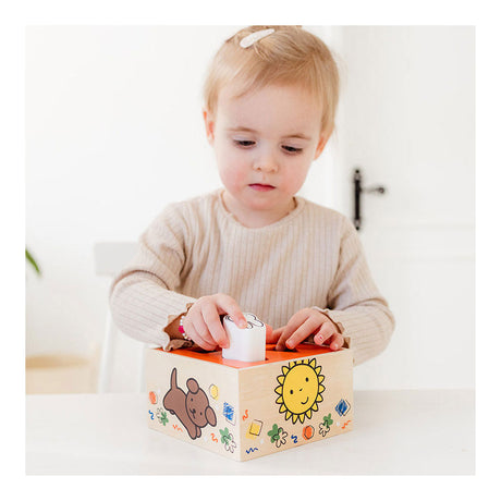 Clasificador de formas de madera Bambolino Miffy. 3+