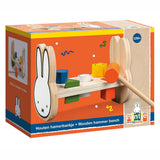 Bambolino juguetes Miffy banco martillo madera
