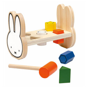 Bambolino juguetes Miffy banco martillo madera