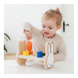 Bambolino juguetes Miffy banco martillo madera