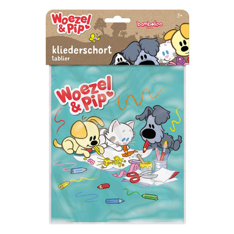 Delantal bambolino woezel pip mess, delantal artesanal - juguetes creativos - 3 a 5 años - juguetes