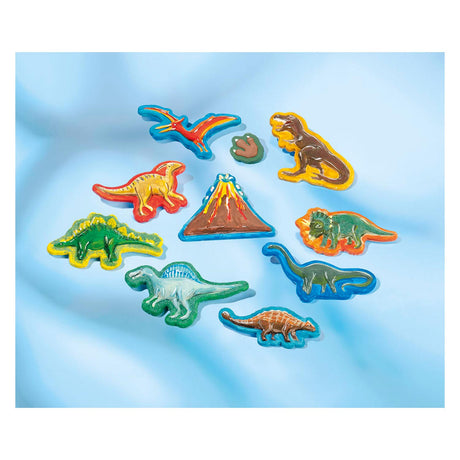 Totum Dinosaur Junior Set de manualidades, yeso y pintura, modelo Dino Forever, pintura, incluye yeso, 6 colores de pintura, consejo de regalo para niños
