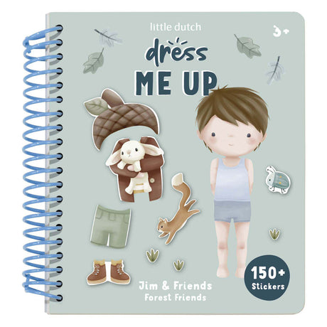 Libro de pegatinas de disfraces de Little Dutch Jim Forest Friends