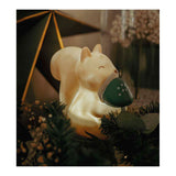 Pequeña ardilla holandesa de luz nocturna - amigos del bosque
