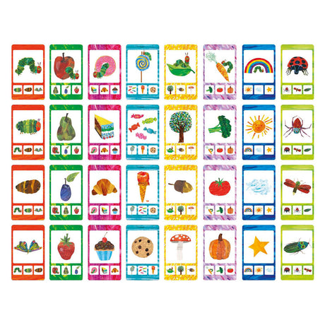 Oruga Bambolino nunca es suficiente cuarteto - juego educativo regalo de vacaciones - 32 tarjetas, 8 cuartetos - a partir de 3 años - juguetes