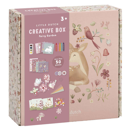 Pequeña caja de manualidades holandesa - jardín de hadas