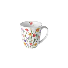 Taza Ambiente 0,4l flores en primavera
