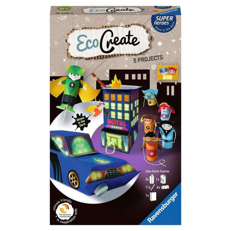 Ravensburger ecocrea mini superhéroes