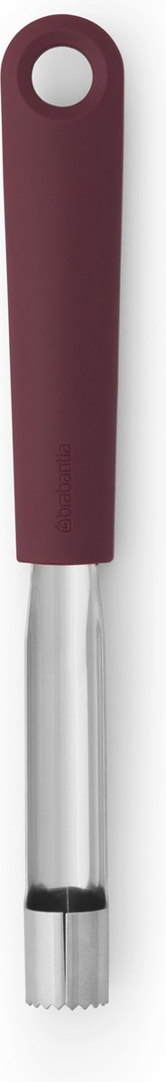 Brabantia sabroso+ descorazonador de manzanas - rojo berenjena