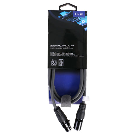 Benel cable xlr 3 pines xlr macho a hembra 1,5m