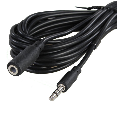 Benel cable alargador audio estéreo 3,5 mm macho - 3,5 mm hembra 5m