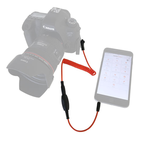 Control remoto de teléfonos inteligentes MIOPS MD-C2 con cable C2 para Canon