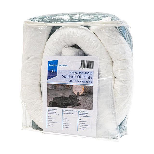 Kit de aceite de absorción en estuche de transporte.