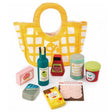 Tiernos juguetes comestibles de madera + bolsa de lona.