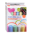 Tizas escolares de colores, 12 piezas