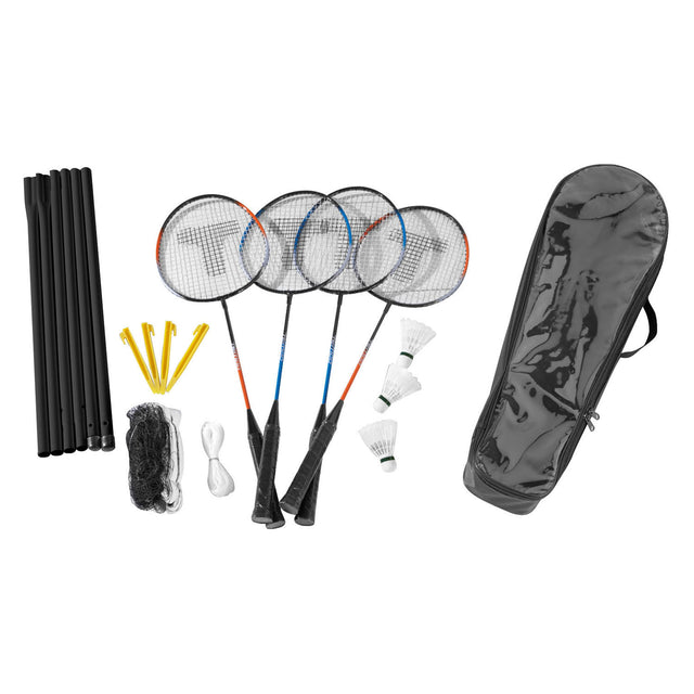 Set completo de bádminton, 4 jugadores.
