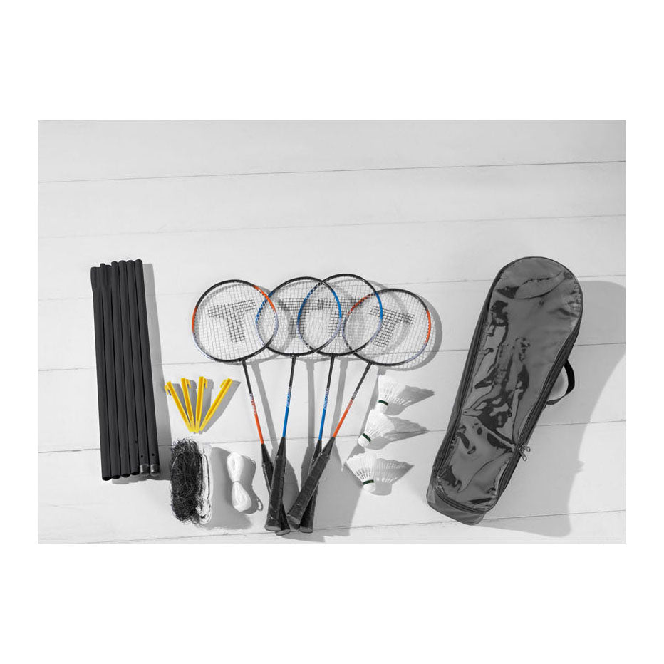 Set completo de bádminton, 4 jugadores.