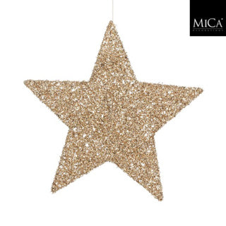 Estrella colgante Edelman champán - d40cm