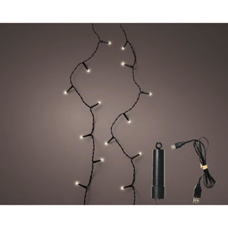 Kaemingk luces led duracharge basic 8 funciones efecto centelleo exterior 367,5cm