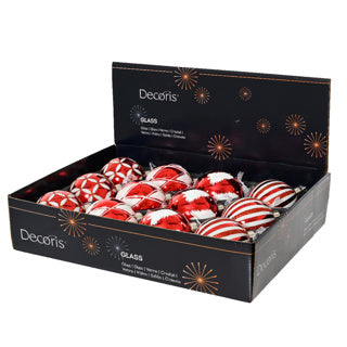 Bolas de Navidad de vidrio 4assdia8cm