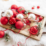 Bolas navideñas Kaemingk vidrio brillante, mate mixdia8cm