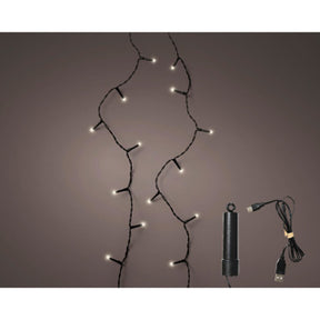 Kaemingk luces led duracharge basic 8 funciones efecto centelleo exterior 1500cm