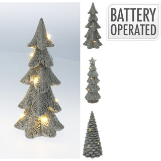 Arbol de navidad con LED 21cm diseño 3ass