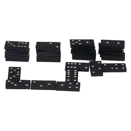 Juego de dominó de madera de Eddy Toys, 28 piezas.