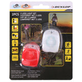 Juego de luces para bicicleta Dunlop LED, 2 uds.