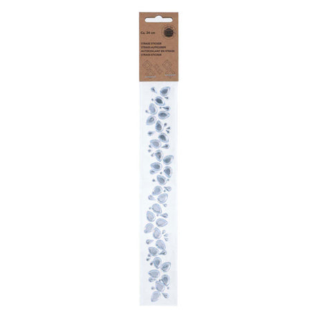 Guirnalda de pegatinas con diamantes de imitación