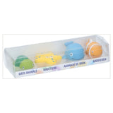 Eddy Toys juguetes de baño animal marino (4 piezas)