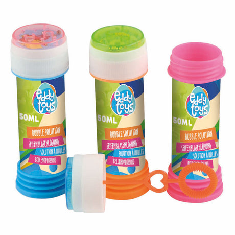 Eddy Toys juguetes para soplar burbujas 50ml set de 24 piezas para fiesta infantil.