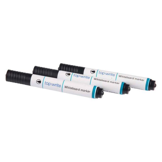 Marcador de pizarra negro, 3 uds.